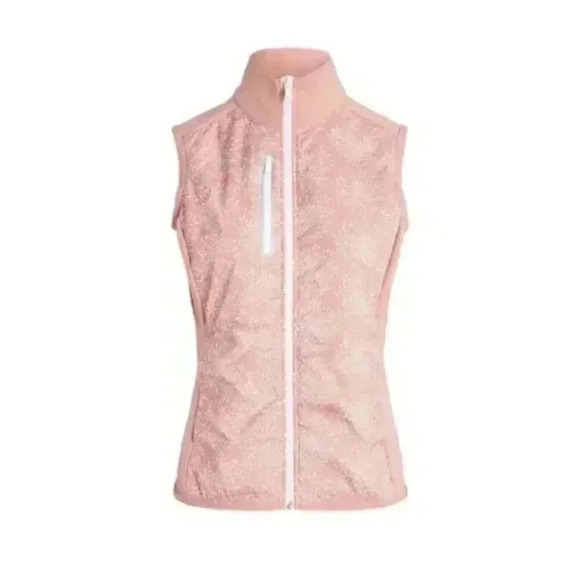 RLX Golf Ralph Lauren Women's Pink White Sleeveless Full-Zip Vest NWT $178 M - Picture 13 of 13